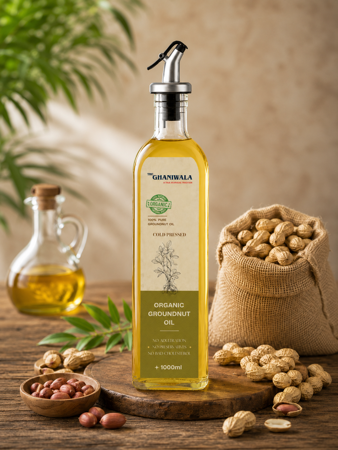 Cold-Pressed Groundnut Oil