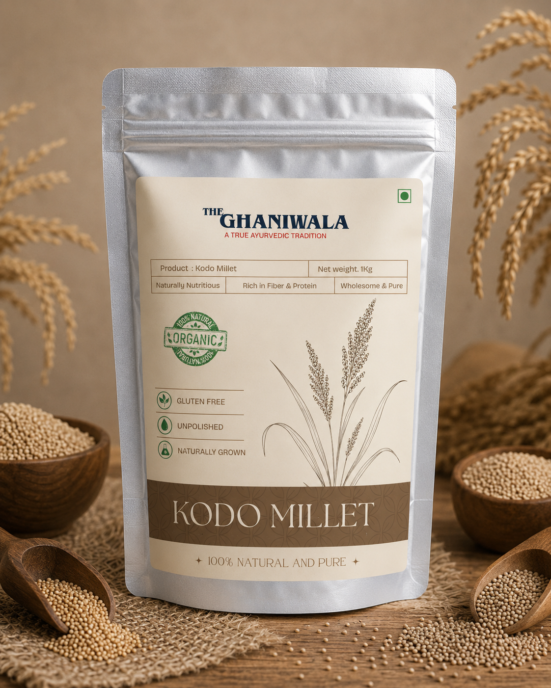 Organic Kodo Millet
