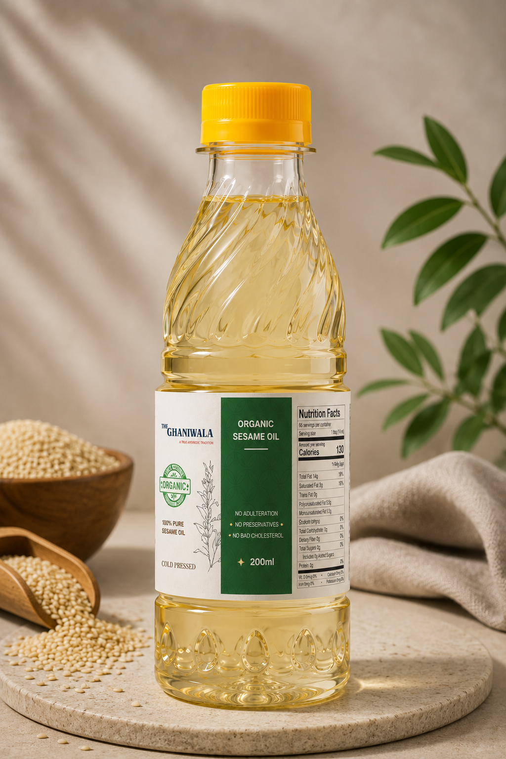 Cold-Pressed Sesame Oil