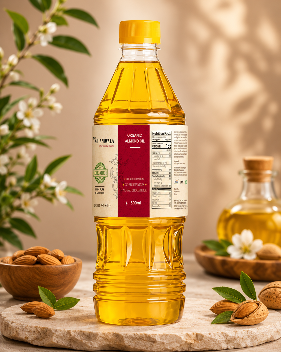 Cold-Pressed Almond Oil