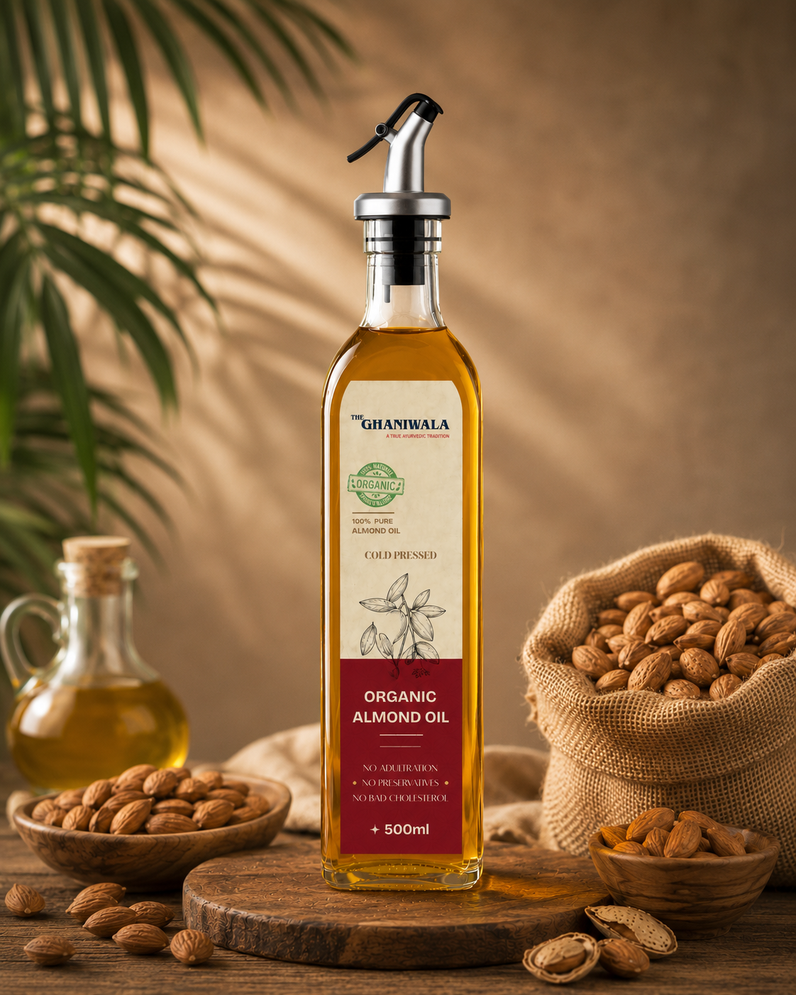 Cold-Pressed Almond Oil