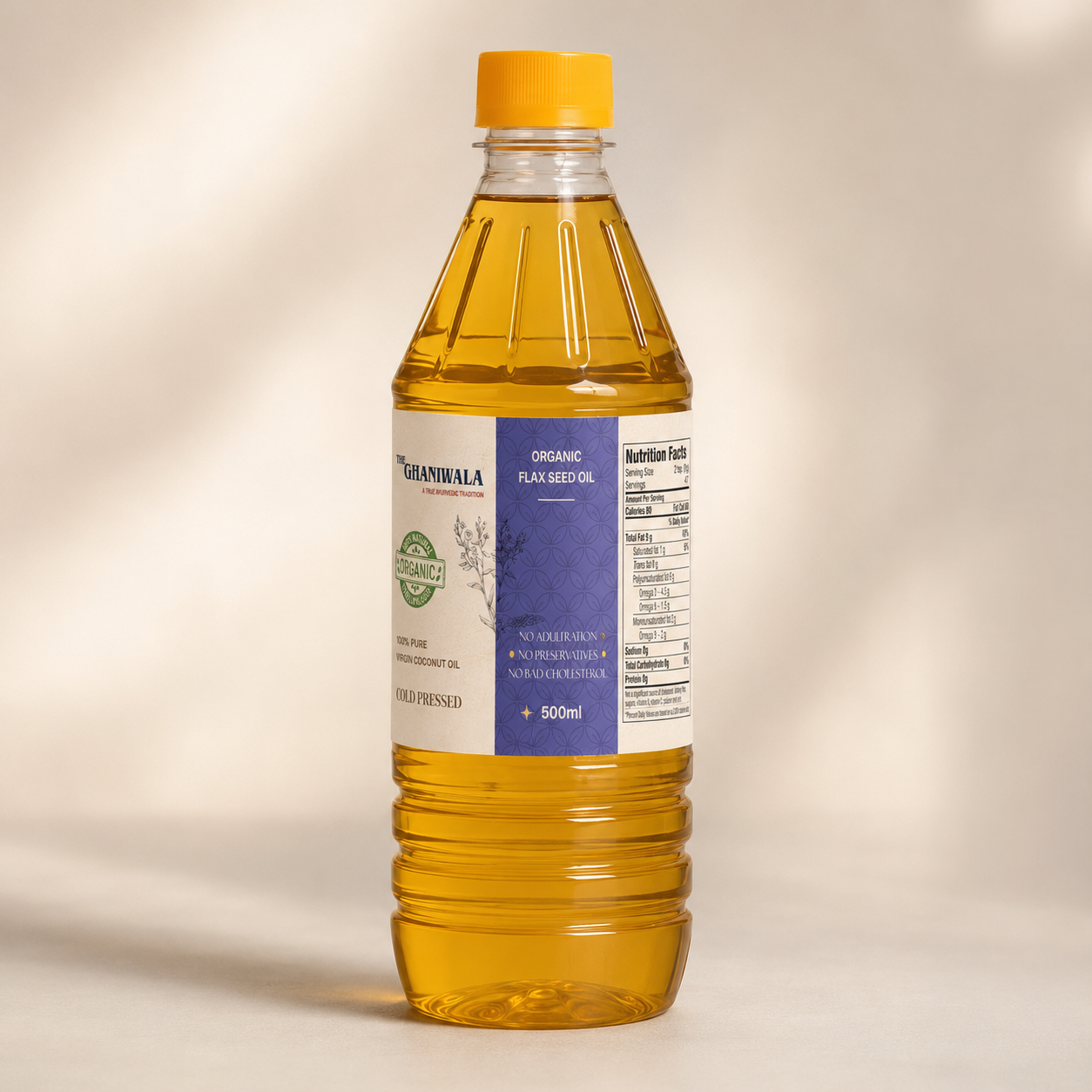 Cold-Pressed Flax Seed Oil