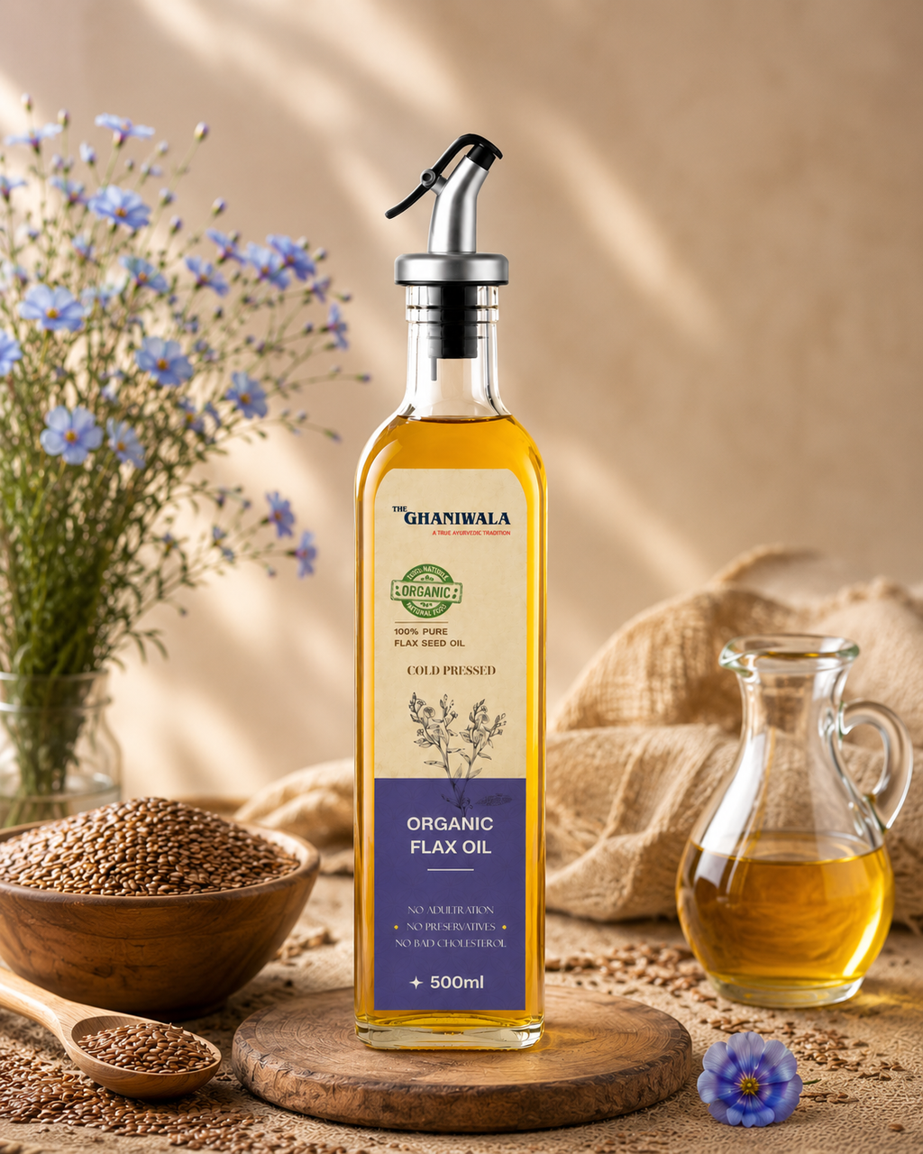 Cold-Pressed Flax Seed Oil