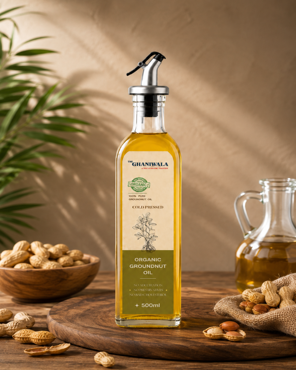 Cold-Pressed Groundnut Oil