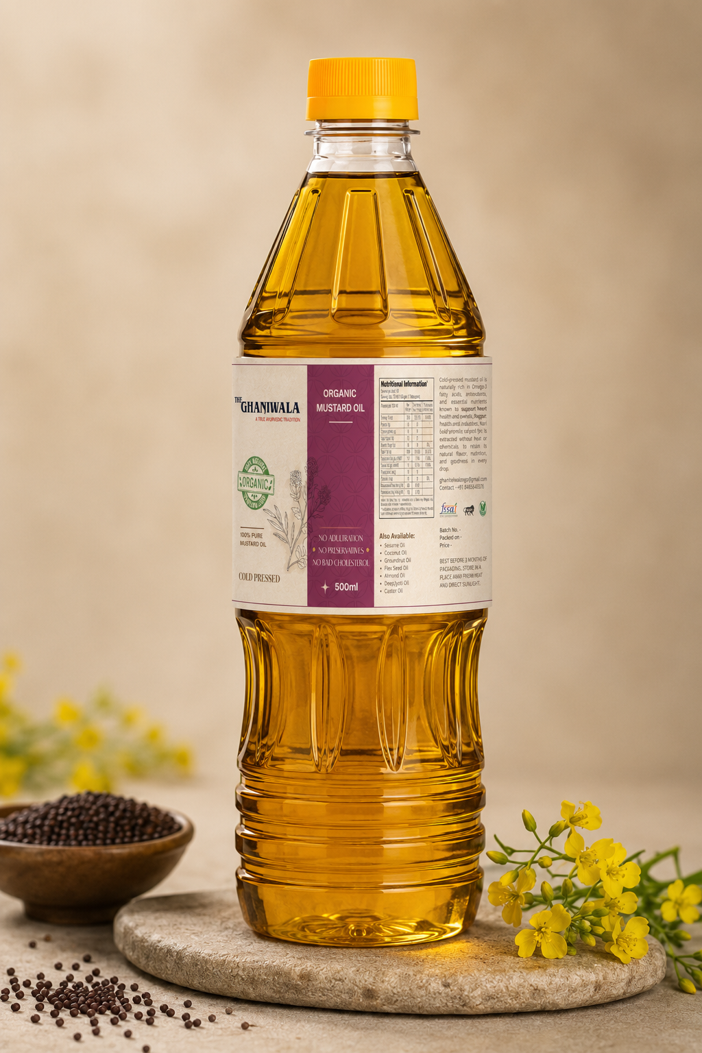 Cold Pressed Mustard Oil