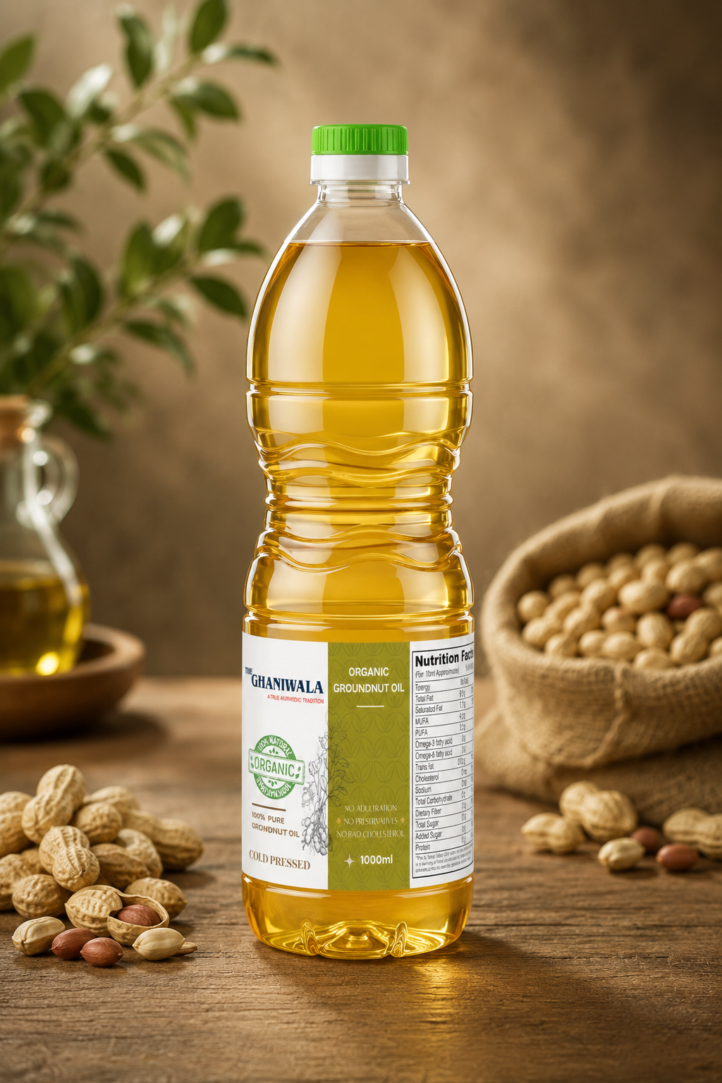 Cold-Pressed Groundnut Oil