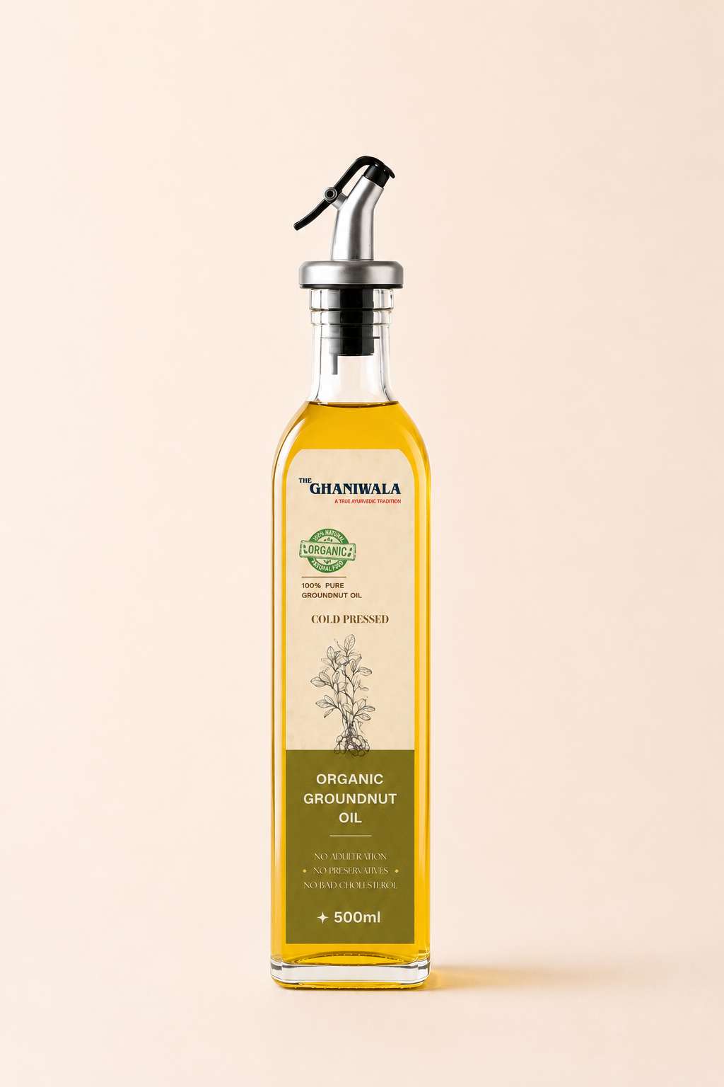 Cold-Pressed Groundnut Oil