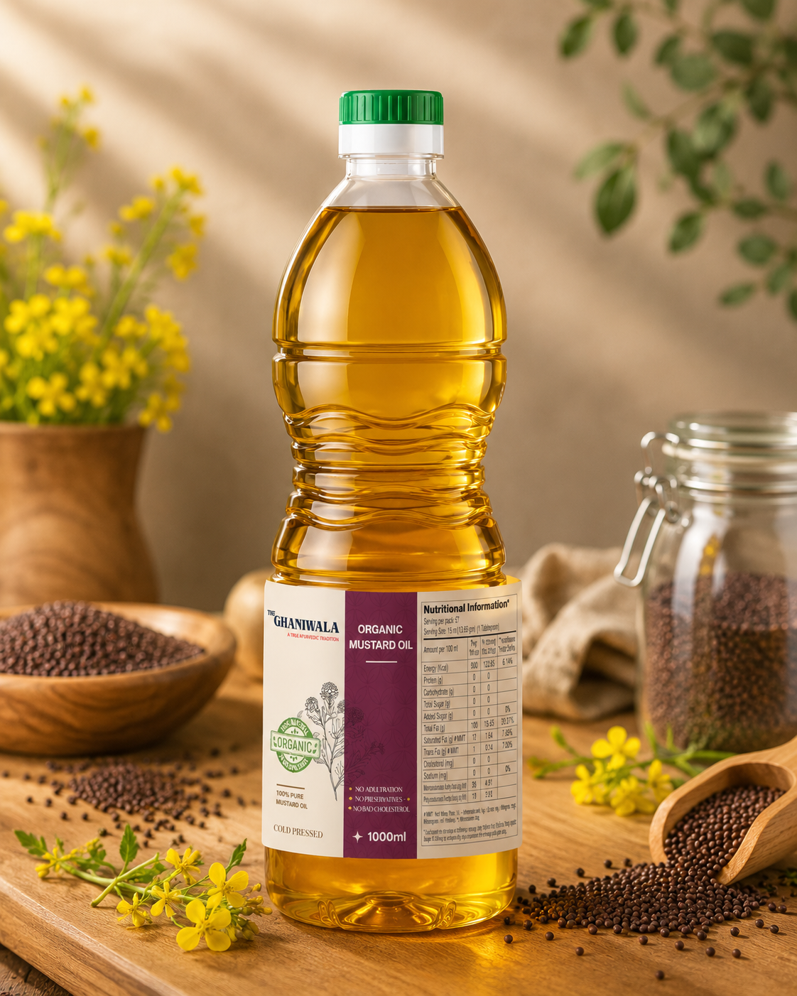 Cold Pressed Mustard Oil